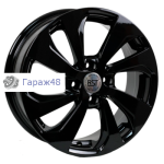 RST R005 (Vesta) R15 / 6J PCD 4x100 ET 50 ЦО 60.1 Литые Черный с полированной лицевой поверхностью