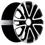 Khomen Wheels KHW1805 Haval H5/Great Wall Hover H3/H5 R18 / 7.5J PCD 6x139.7 ET 38 ЦО 100.1 Литые Black-FP