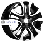Khomen Wheels KHW1503 Vesta R15 / 6J PCD 4x100 ET 50 ЦО 60.1 Литые Black-FP