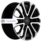 Khomen Wheels KHW1805 Great Wall POER new R18 / 7.5J PCD 6x139.7 ET 42 ЦО 100.1 Литые Black-FP