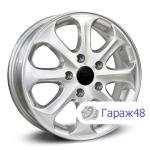 Replica Ki14H R15 / 5.5J PCD 5x114.3 ET 41 ЦО 67.1 Литые Серебристый