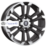 Replay TY352 R17 / 7.5J PCD 6x139.7 ET 30 ЦО 106.1 Литые Черный матовый с полированной лицевой поверхностью