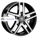 Replay PG123 R16 / 6.5J PCD 5x118 ET 50 ЦО 71.1 Литые Черный с полированной лицевой поверхностью