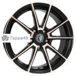 Venti 1704 R17 / 7J PCD 5x114.3 ET 45 ЦО 67.1 Литые Черный с полированной лицевой повехностью