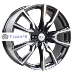 RST R012 R20 / 8J PCD 5x108 ET 33 ЦО 65.1 Литые Черный с полированной лицевой повехностью