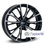 MAK Mark R18 / 8J PCD 5x112 ET 30 ЦО 66.6 Литые Черный с полированной лицевой поверхностью