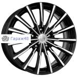 K&amp;K Акцент КС641 R14 / 5.5J PCD 4x98 ET 40 ЦО 58.5 Литые Черный с полированной лицевой поверхностью