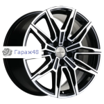 Khomen Wheels KHW1904 Karoq/Octavia R19 / 8.5J PCD 5x112 ET 40 ЦО 57.1 Литые Black-FP