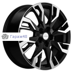 Khomen Wheels KHW1809 Teana/Xtrail R18 / 7J PCD 5x114.3 ET 45 ЦО 66.1 Литые Black-FP