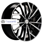 Khomen Wheels KHW1717 Jolion R17 / 7J PCD 5x114.3 ET 37 ЦО 66.5 Литые Black-FP