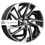 K&amp;K КС883 R18 / 7J PCD 5x114.3 ET 40 ЦО 66.1 Литые Черный с полированной лицевой поверхностью