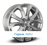 LegeArtis MZ93 R17 / 7J PCD 5x114.3 ET 50 ЦО 67.1 Литые Серебристый с полированной лицевой поверхностью