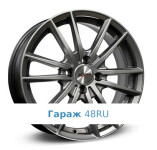 X'trike X-129 R16 / 6.5J PCD 4x100 ET 45 ЦО 67.1 Литые Графит