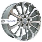 Replay LR39 R21 / 9.5J PCD 5x120 ET 49 ЦО 72.6 Литые Серебристый с полированной лицевой поверхностью
