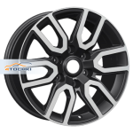 Khomen Wheels KHW1723 Mazda BT50 R17 / 8J PCD 6x139.7 ET 45 ЦО 93.1 Литые Black-FP
