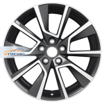 Khomen Wheels KHW1802 Kodiaq/Tiguan R18 / 7J PCD 5x112 ET 43 ЦО 57.1 Литые Black-FP