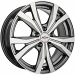 X'trike X119 R16 / 6.5J PCD 5x100 ET 38 ЦО 67.1 Литые Графит с полированной лицевой поверхностью