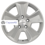 Khomen Wheels KHW1601 Renault/Nissan R16 / 6.5J PCD 5x114.3 ET 50 ЦО 66.1 Литые F-Silver