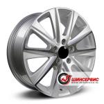Replay VW28 R17 / 7J PCD 5x112 ET 43 ЦО 57.1 Литые Серебристый с полированной лицевой поверхностью