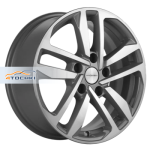 Khomen Wheels KHW1612 Octavia A7 R16 / 6.5J PCD 5x112 ET 46 ЦО 57.1 Литые F-Silver-FP