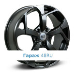 RST R067 R17 / 7J PCD 5x114.3 ET 48 ЦО 67.1 Литые Черный
