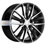 Khomen Wheels KHW1807 Geely Coolray R18 / 8J PCD 5x114.3 ET 53 ЦО 54.1 Литые Black-FP