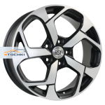 RST R067 Elantra R17 / 7J PCD 5x114.3 ET 49 ЦО 67.1 Литые Черный матовый с полированной лицевой повехностью