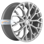 Khomen Wheels KHW1718 CX5/i40/Changan CS75FL/Besturn X80 R17 / 7J PCD 5x114.3 ET 45 ЦО 67.1 Литые F-Silver-FP