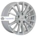 Khomen Wheels KHW1611 Huyndai/Mazda R16 / 6.5J PCD 5x114.3 ET 45 ЦО 67.1 Литые F-Silver
