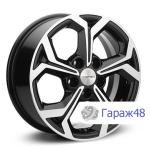 LS 1606 R16 / 6.5J PCD 5x108 ET 50 ЦО 63.35 Литые Черный с полированной лицевой поверхностью